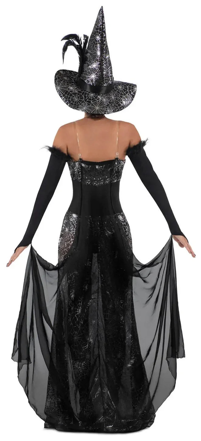 Disfraz de Bruja Telarañas con Corpiño para Mujer Brujas Viving